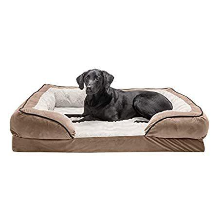 Furhaven Pet Dog Bed， Large Dog Beds for Large Dogs， Medium Small Dog Beds