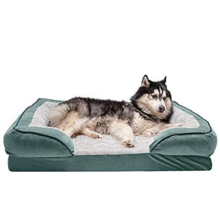 Furhaven Pet Dog Bed， Large Dog Beds for Large Dogs， Medium Small Dog Beds