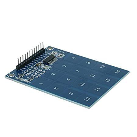 Fielect 16-Key Capacitive Touch Sensor Pad Module TTP229B for Arduino，Repla