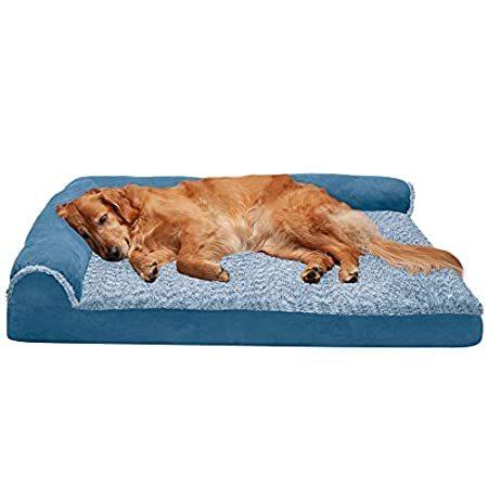 Furhaven Pet Dog Bed， Large Dog Beds for Large Dogs， Medium Small Dog Beds