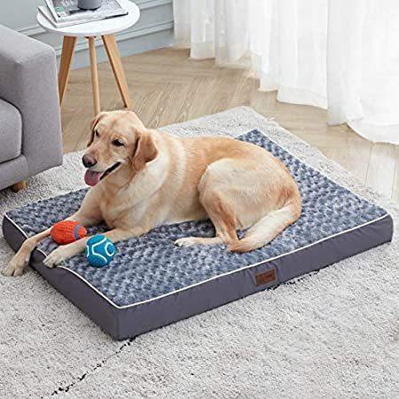 WESTERN HOME WH Large Dog Bed for Large, Jumbo, Medium Dogs, Orthopedic Pet