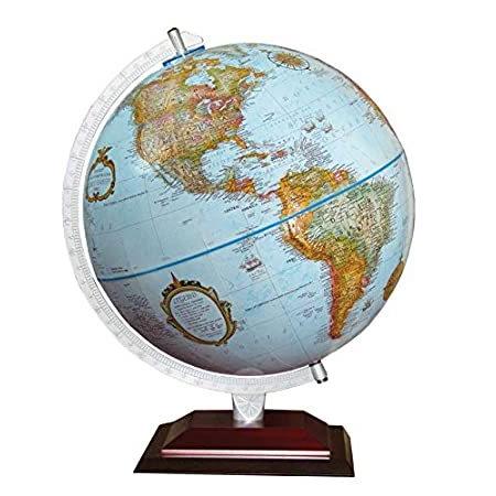 高い品質 Replogle Aragon 12インチ 卓上世界 地球儀 盛り上がったレリーフ 最新版のイラスト アメリカ製 青い海 最安値に挑戦 Www Ladislexia Net