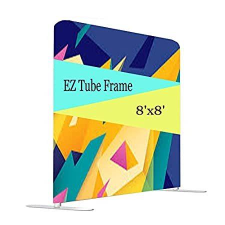 Tension　Fabric　EZ　Stand　Ba　Background　Backdrop　Frame　Tube　Display　ft.　x
