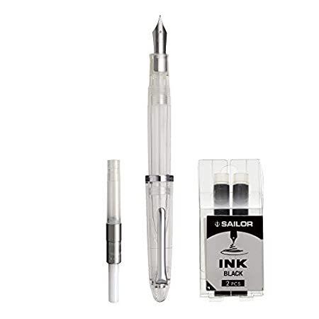 Sailor Pens， Compass 1911 Steel Fountain Pen， Clear， 11-9924-300-US