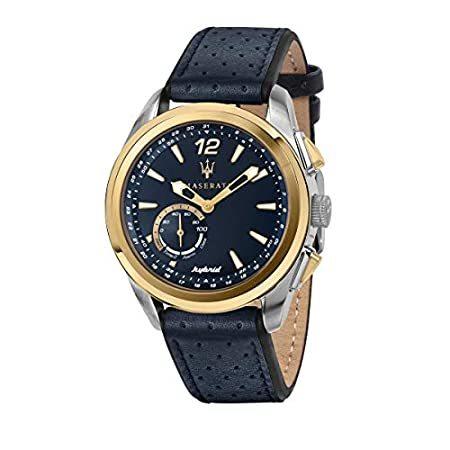 Maserati Traguardo ハイブリッドスマートウォッチ R8851112002 メンズ ブルー