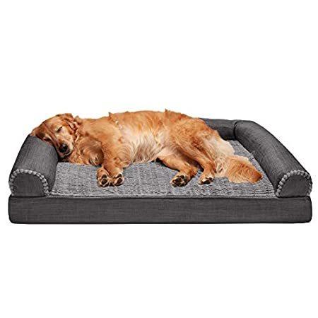 Furhaven Pet Dog Bed， Large Dog Beds for Large Dogs， Medium Small Dog Beds
