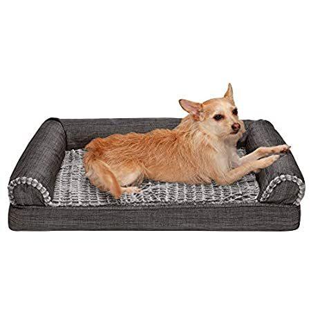 Furhaven Pet Dog Bed， Large Dog Beds for Large Dogs， Medium Small Dog Beds