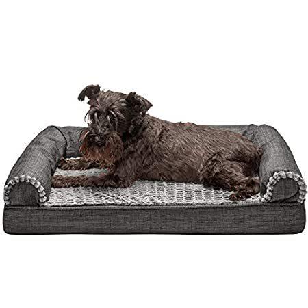 Furhaven Pet Dog Bed， Large Dog Beds for Large Dogs， Medium Small Dog Beds