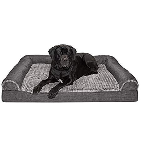 Furhaven Pet Dog Bed， Large Dog Beds for Large Dogs， Medium Small Dog Beds
