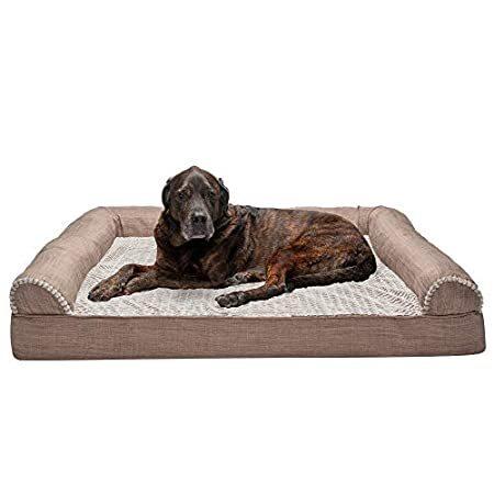 Furhaven Pet Dog Bed， Large Dog Beds for Large Dogs， Medium Small Dog Beds