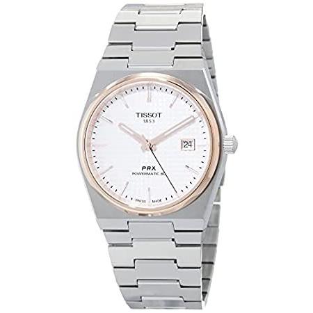 Tissot Men's PRX Swiss Automatic Dress Watch with Stainless Steel Strap, Gr