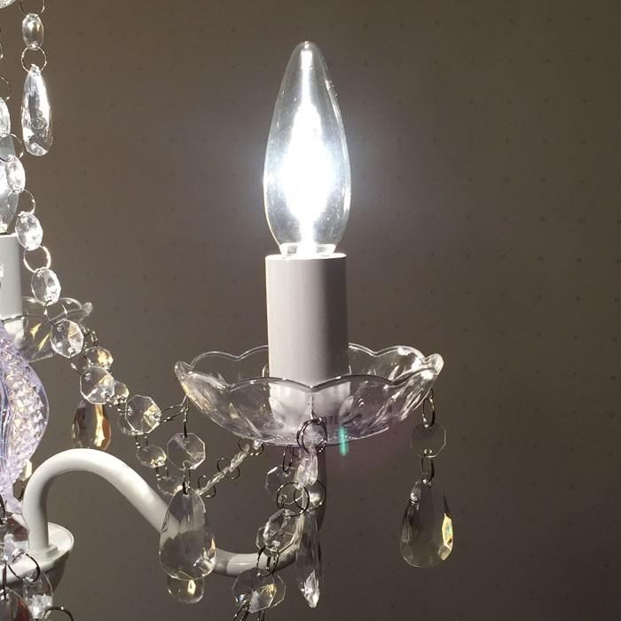 シャンデリア ピンク ホワイト 4灯 : T-LIGHTING - 通販 - Yahoo