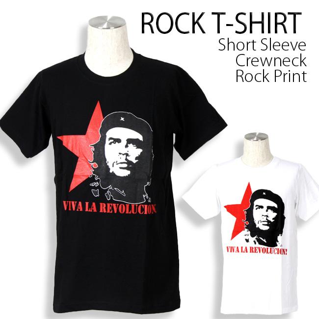 ロックtシャツ バンドtシャツ パンク チェゲバラ VIVA LA REVOLUCION