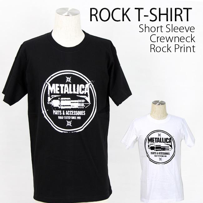 ロックtシャツ バンドtシャツ パンク Metallica メタリカ メンズ 