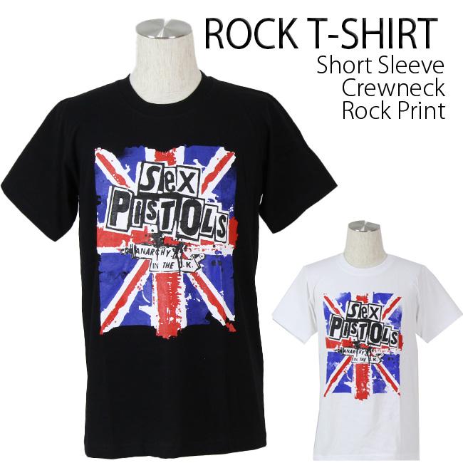 ロックtシャツ バンドtシャツ パンク SEX PISTOLS Mサイズ Lサイズ 黒色 白色 :agt123:T-LINK - 通販