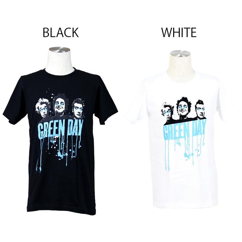 ロックtシャツ バンドtシャツ パンク GREEN DAY 顔 メンズ レディース