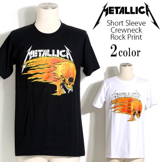 ロックtシャツ バンドtシャツ パンク Metallica メタリカ