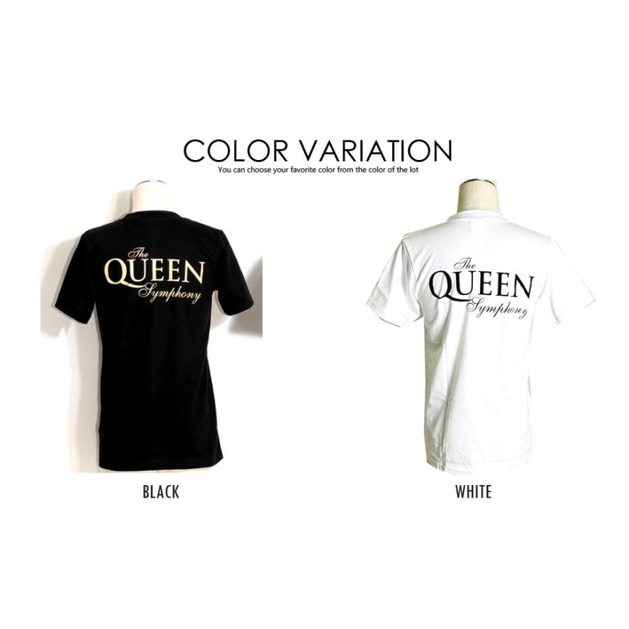 ロックtシャツ バンドTシャツ パンク Queen クイーン フレディ マーキュリー メンズ レディース M-2XLサイズ 黒色 白色 ストリート系｜t-link｜03