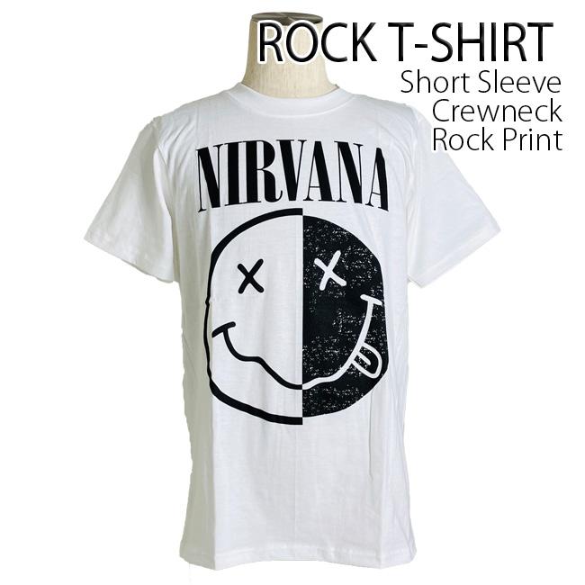 爆買 ロックTシャツ バンドTシャツ パンク Nirvana ニルヴァーナ