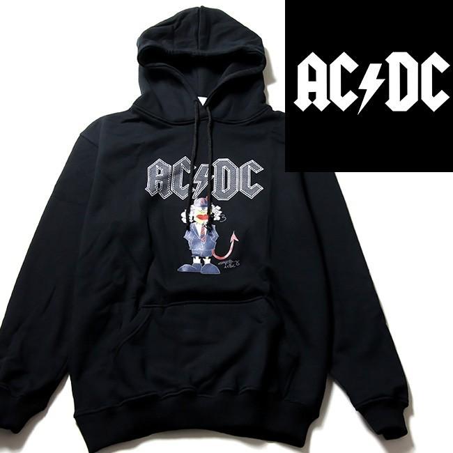 ロックパーカー AC/DC フード付き パーカー メンズ レディース バンド 