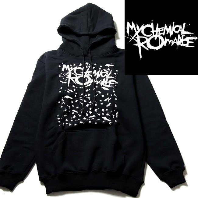 My Chemical Romance パーカー S MCR マイケミ ロックパーカー My Chemical Romance マイケミ プルオーバー 裏起毛
