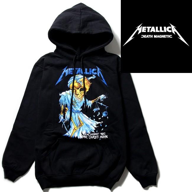 ロックパーカー Metallica パーカー メタリカ Tip Scales プルオーバー 