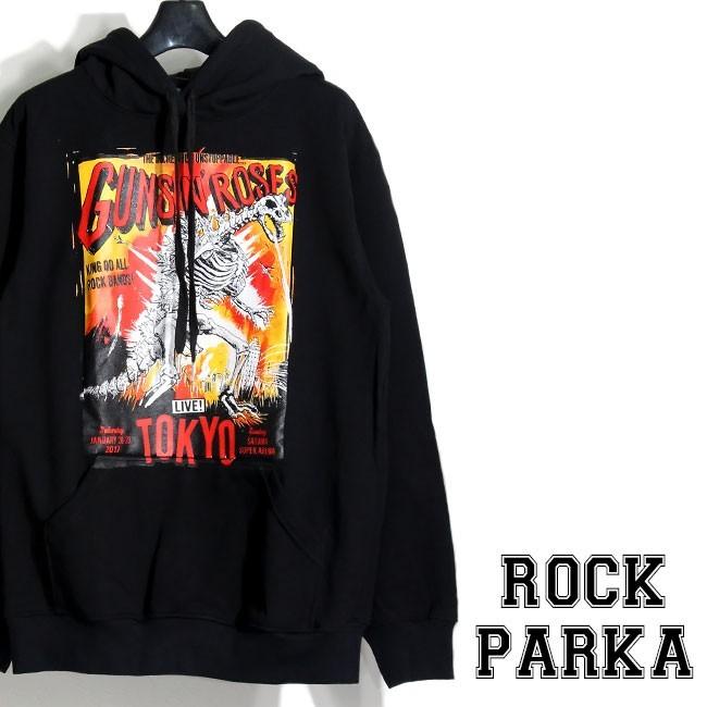 【GUNS N' ROSES】パーカー Lサイズ ブラック 1910322175.jpg