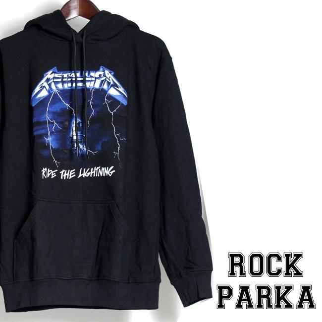 ロックパーカー バンド METALLICA メタリカ パーカー 裏起毛 メンズ 