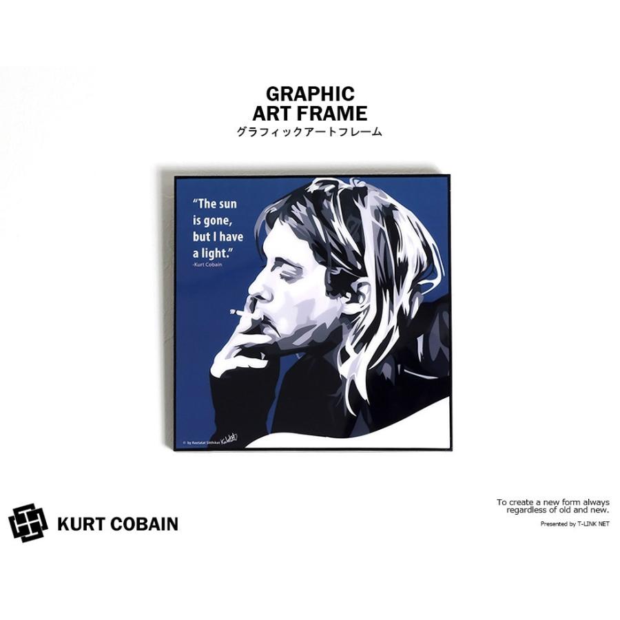 グラフィック アートフレーム おしゃれ Kurt Cobain ポップ カートコバーン 壁掛け アートパネル ロック インテリア 木製 アートボード バンド ミュージック Arf008 T Link 通販 Yahoo ショッピング