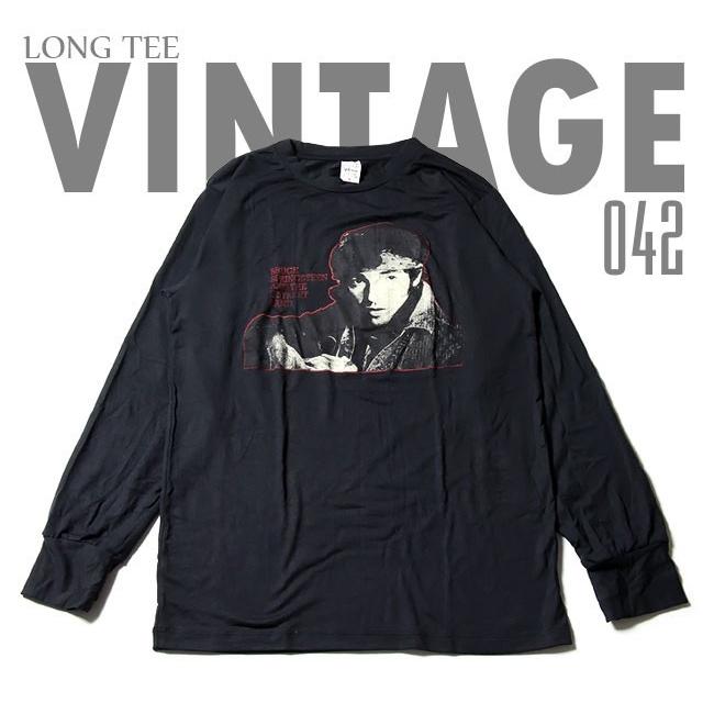 ヴィンテージ長袖ロックtシャツ バンドtシャツ パンク Bruce Springsteen ブルース スプリングスティーン M Lサイズ 黒色 Bal042 T Link 通販 Yahoo ショッピング