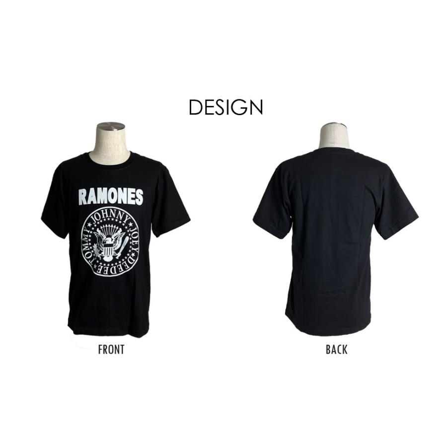 ロックtシャツ バンドtシャツ パンク Ramones ラモーンズ サークルロゴ