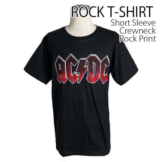 ロックtシャツ バンドtシャツ AC/DC エーシー ディーシー メンズ