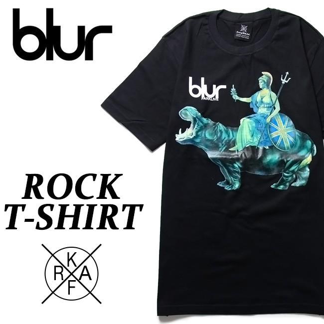 ロックTシャツ バンドTシャツ パンク メンズ レディース Blur Tシャツ