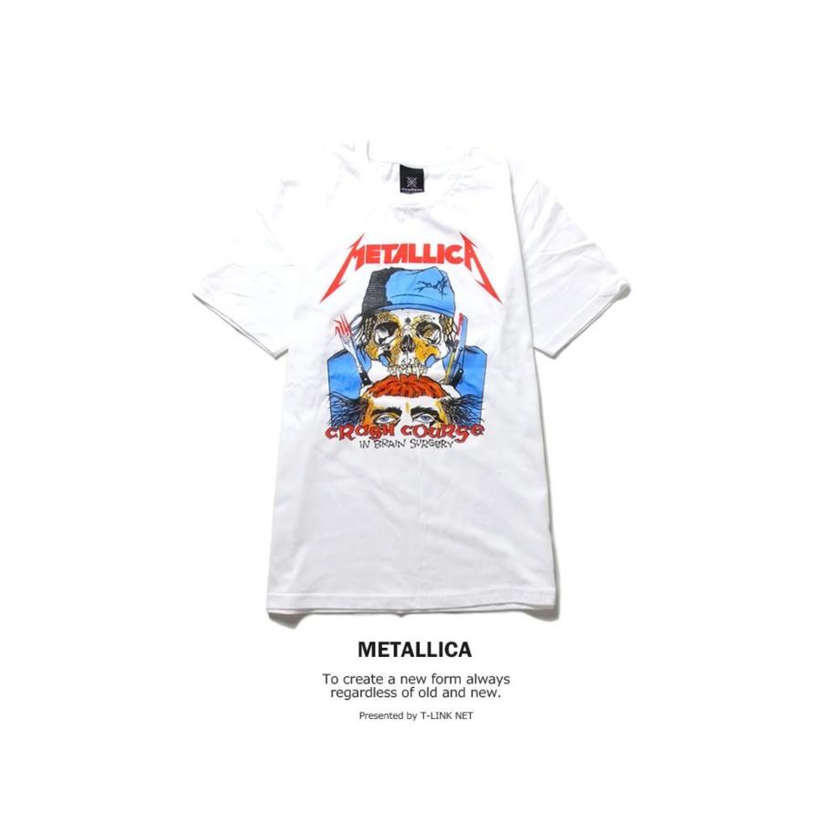 爆買 ロックTシャツ バンドTシャツ パンク メンズ レディース Metallica Tシャツ メタリカ 半袖 ミュージック ホワイト 白 コットン 綿 100% M L XLサイズ |  | 02