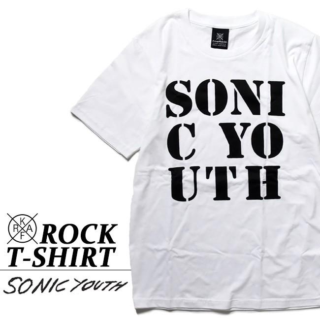 ロックTシャツ バンドTシャツ パンク メンズ レディース Sonic Youth T 