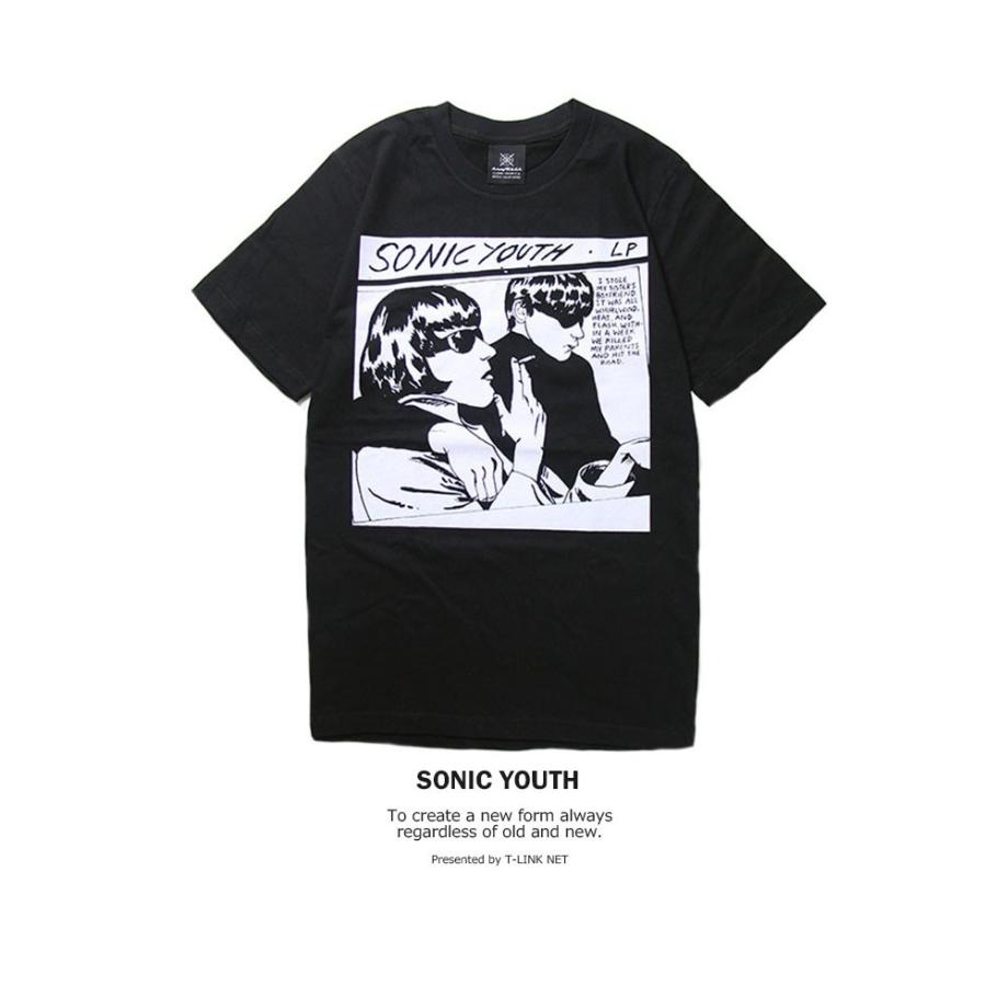 ロックTシャツ バンドTシャツ パンク メンズ レディース Sonic Youth T