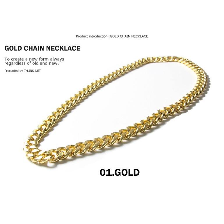 金ネックレス メンズ イミテーションゴールド ストリート系 ゴールドネックレス 金ネックレス Gold Nec013 T Link 通販 Yahoo ショッピング