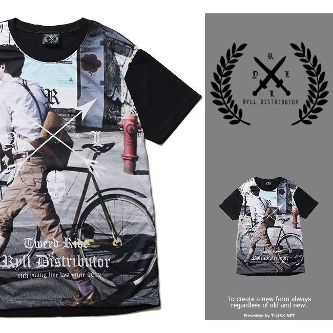 Tシャツ メンズ おしゃれ デザインプリントtシャツ Ryll Ditributor バックパッカー M Lサイズ Rdt022 T Link 通販 Yahoo ショッピング