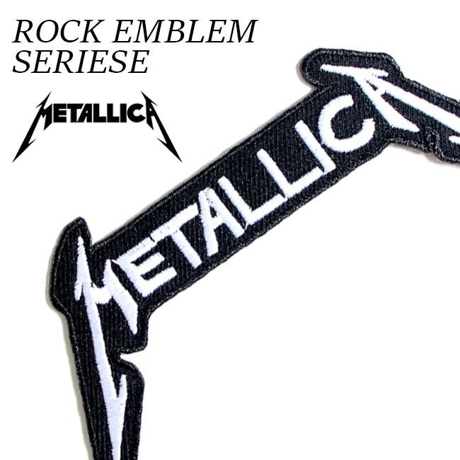 ロックバンドモチーフ ワッペン アップリケ METALLICA メタリカ｜t-link