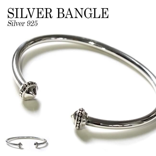 シルバーバングル メンズ 925 バングル シルバーアクセ シンプル フリーサイズ カフ レディース ペア Sac010 T Link 通販 Yahoo ショッピング