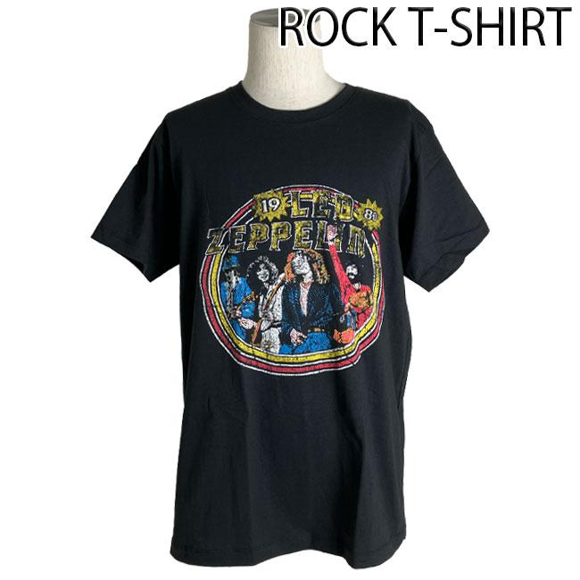ロックTシャツ バンドTシャツ パンク レッド ツェッペリン