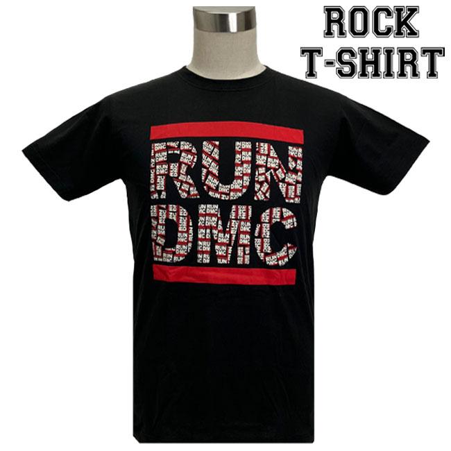 ロックTシャツ バンドTシャツ パンク ラン ディーエムシー 定番ロゴ