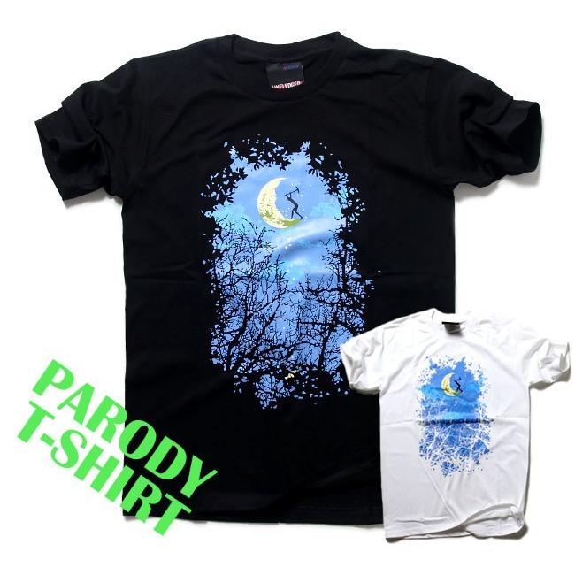 おもしろtシャツ パロディtシャツ メンズ デザインtシャツ パロディtシャツ 笑える 月の建築士 満月から三日月に 黒色 白色 M Lサイズ Tec054 T Link 通販 Yahoo ショッピング