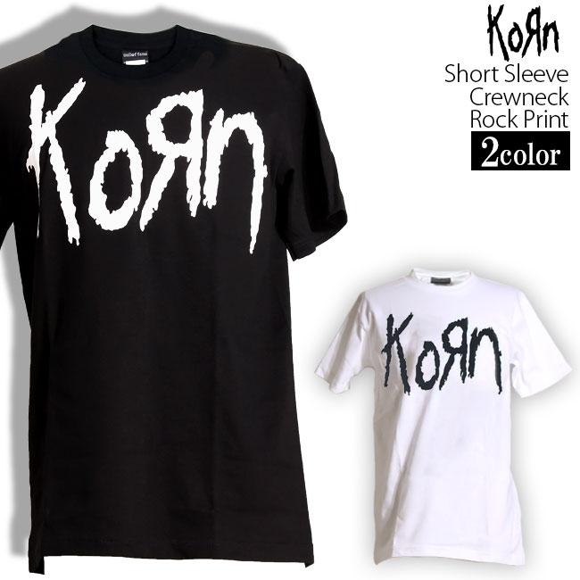 爆買 ロックtシャツ バンドtシャツ パンク KORN コーン メンズ