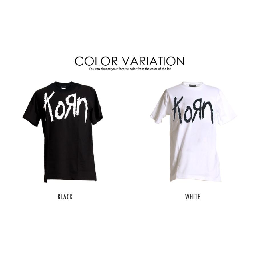 爆買 ロックtシャツ バンドtシャツ パンク KORN コーン メンズ