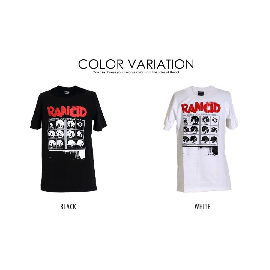 RANCID】ランシド バンドTシャツ グラフィックプリントホワイト M