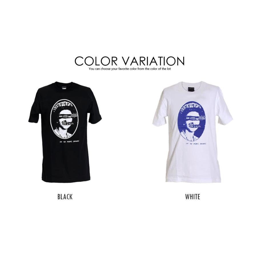 ロックtシャツ バンドtシャツ パンク Sex Pistols モノクロロゴ