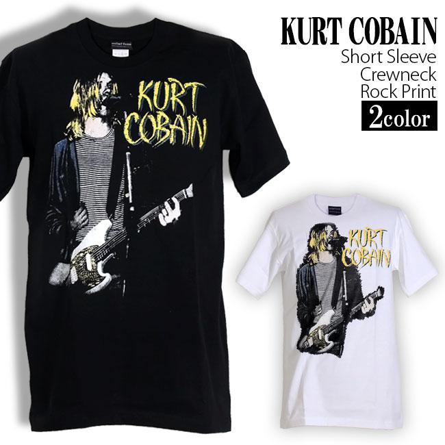ロックtシャツ バンドtシャツ パンク Kurt Cobain カート コバーン