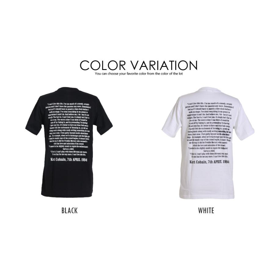 ロックtシャツ バンドtシャツ パンク Kurt Cobain カート コバーン