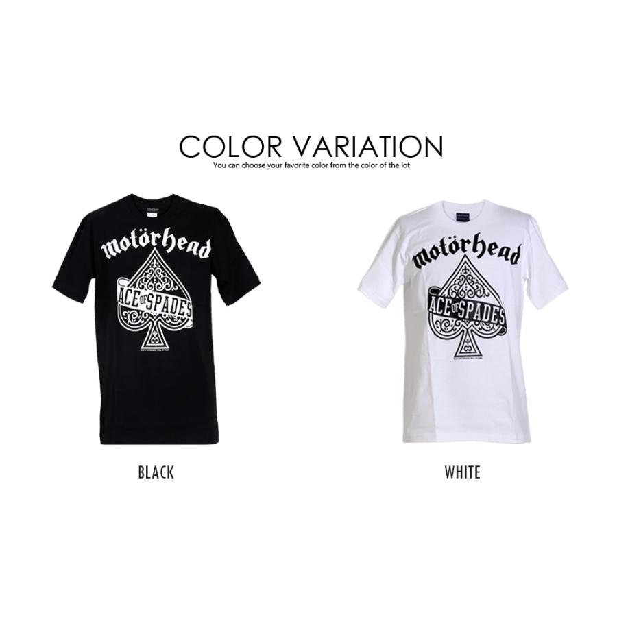 ロックtシャツ バンドtシャツ パンク モーターヘッド ACE OF SPADES